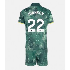 Tottenham Hotspur Brennan Johnson #22 Tredjedraktsett Barn 2024-25 Kortermet (+ korte bukser)